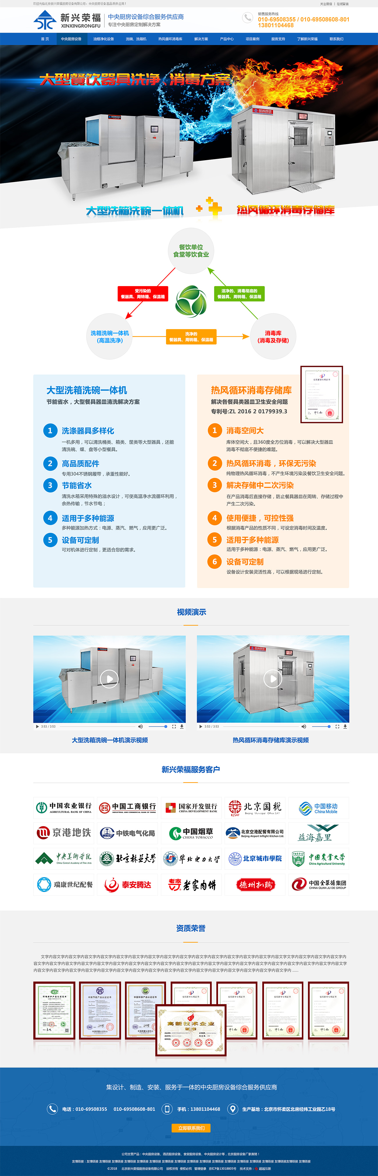 北京新興榮福網(wǎng)站效果圖